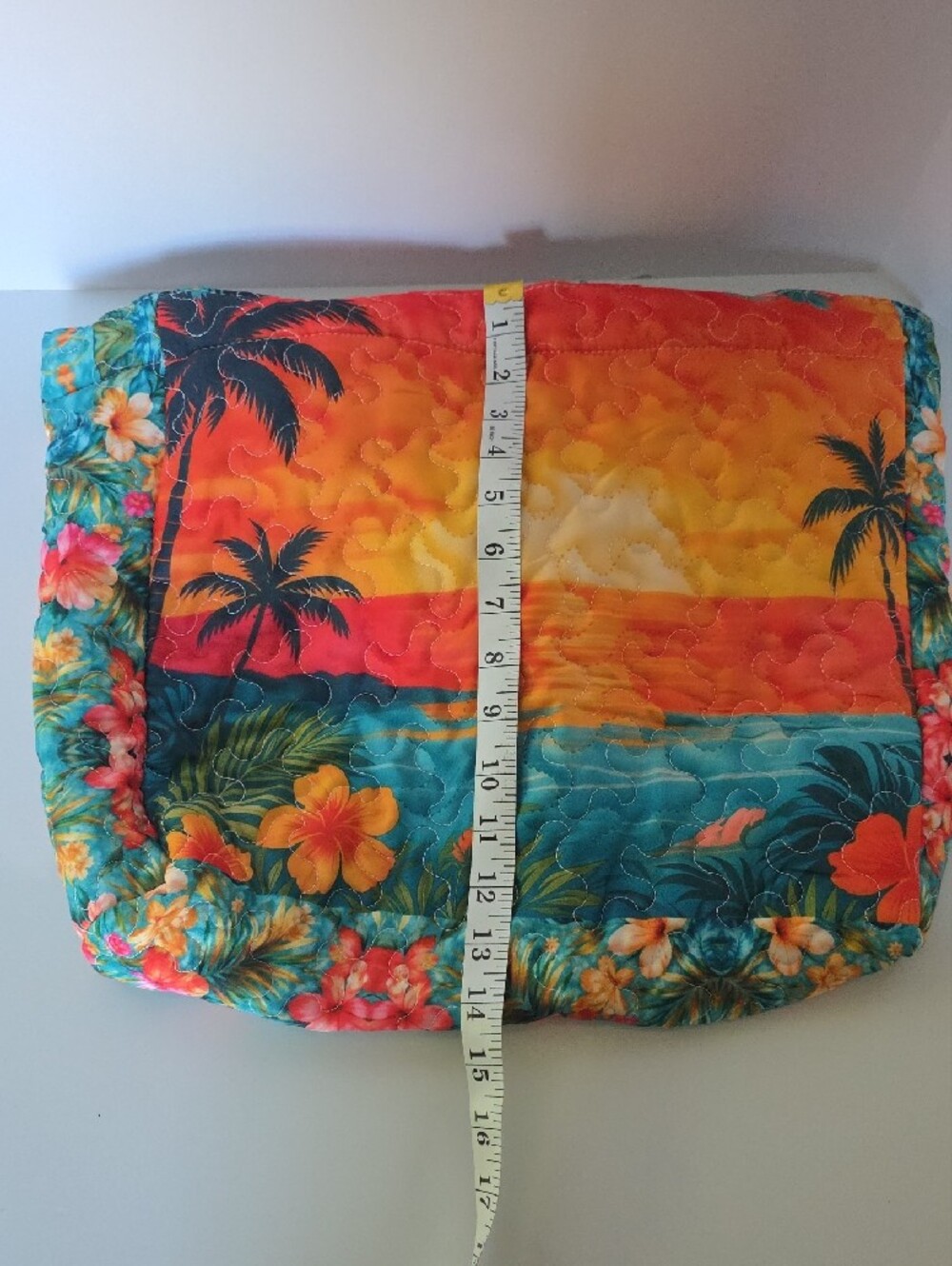 Tropical Sunset Quilted Tote Bag - Multicolor - Picture 4 of 6